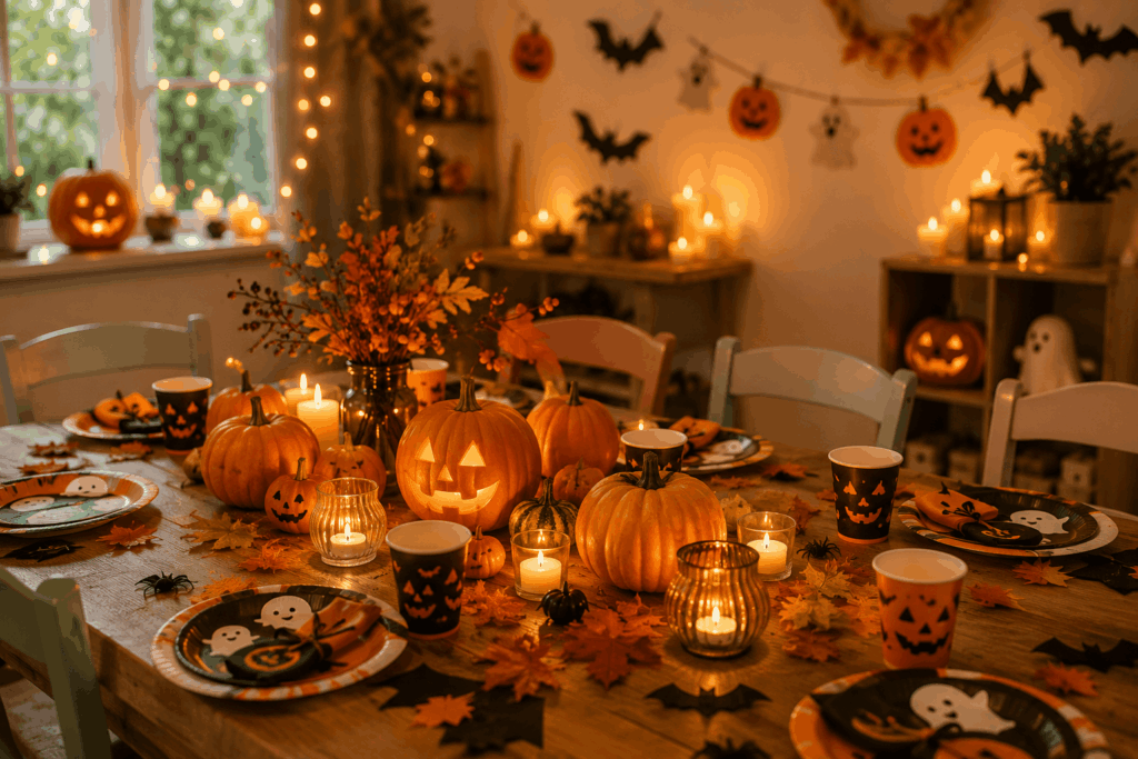 Halloweenparty Deko