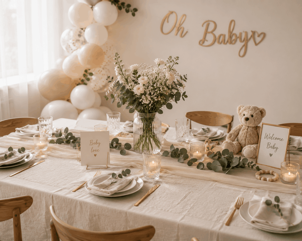Babyparty Deko